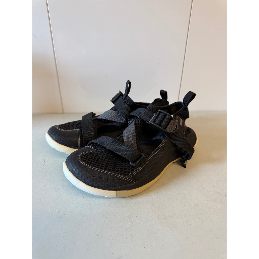 Chaco Odyssey Womens Black Mesh Water Hiking Sandals J107030 Size 6